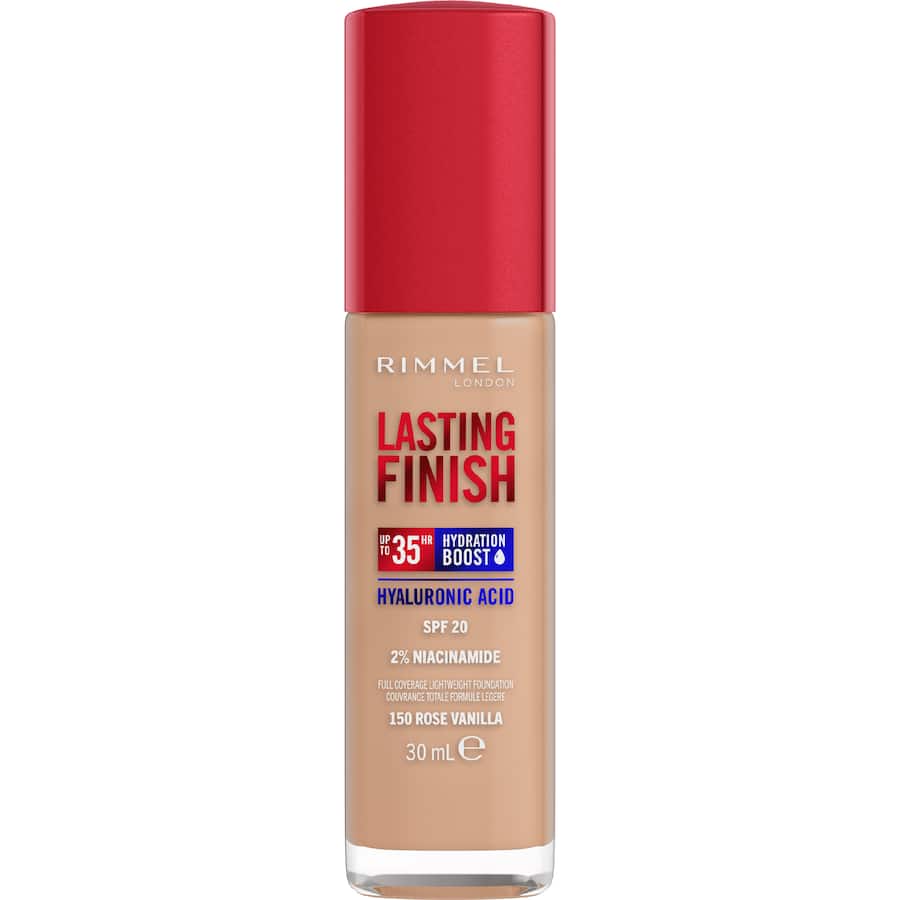 Rimmel Lasting Finish Hyaluronic Acid Rose Vanilla 150 Spf20