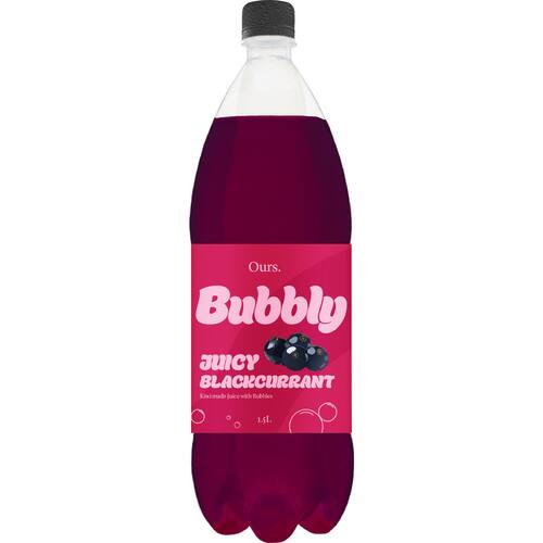 Ours. Bubbly Fruit Drink Blackcurrant Burst