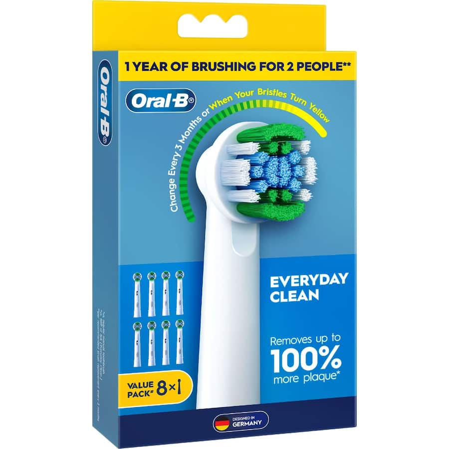 Oral B Replacement Brush Heads Everyday Clean