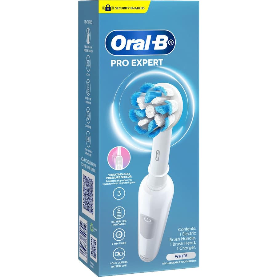 Oral B Pro Expert Electric Toothbrush Deep Clean White