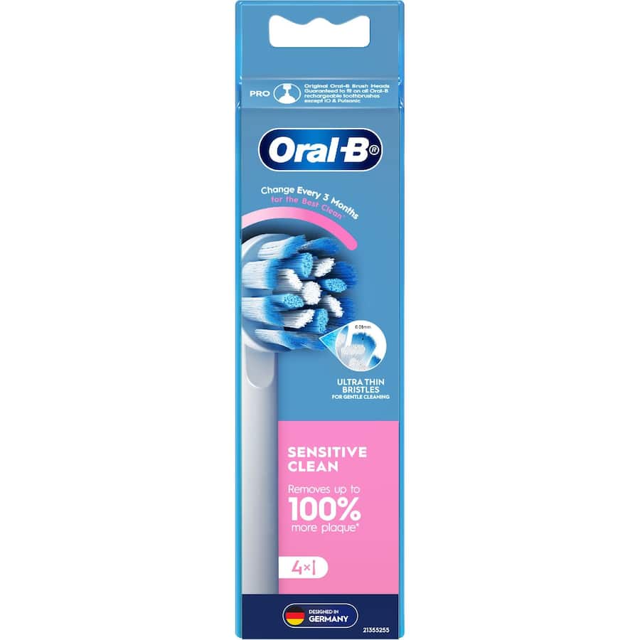 Oral B Replacement Brush Heads Sensitive Clean