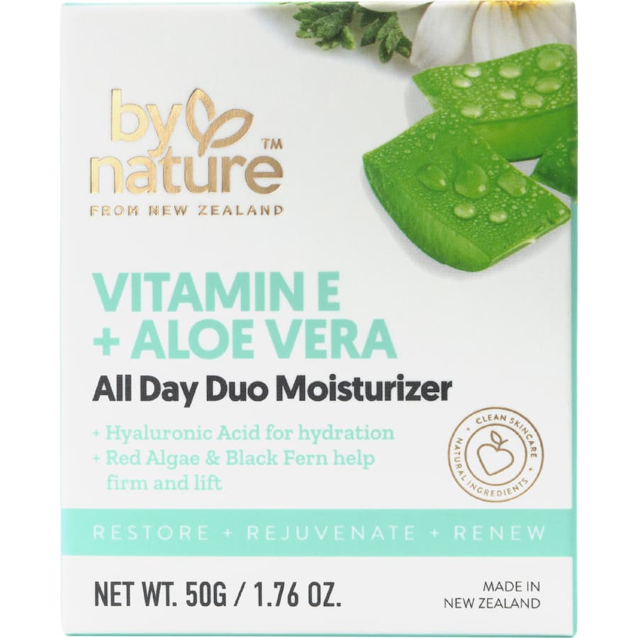 By Nature Moisturiser Vitamin E + Aloe Vera