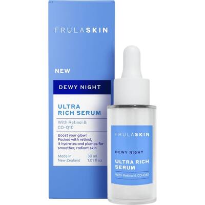 frula facial serum dewy night with retinol