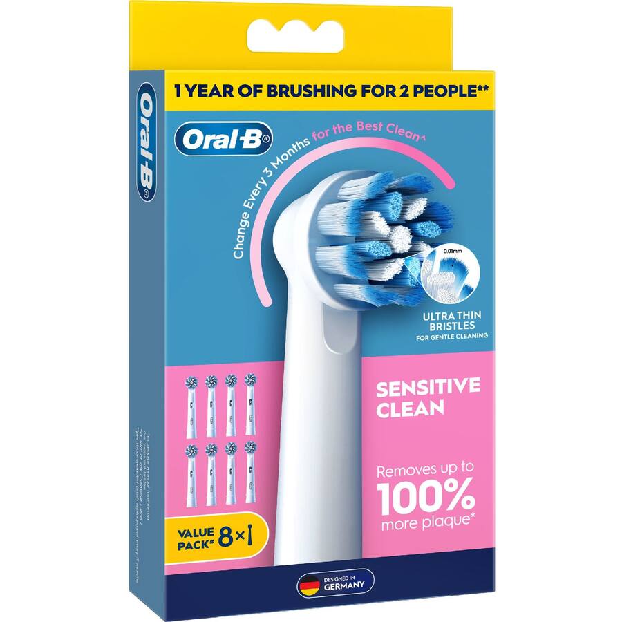 Oral B Replacement Brush Heads Sensitive Clean