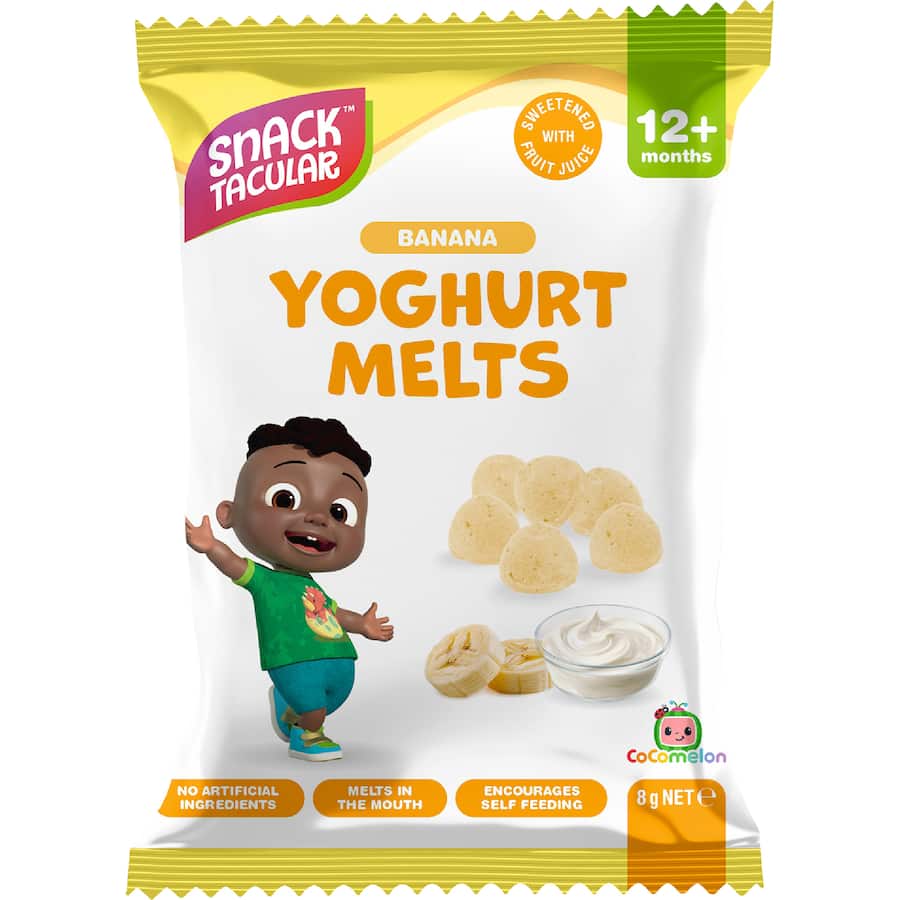 Snacktacular Baby Snacks Yoghurt Melts Banana