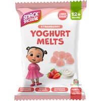 snacktacular baby snacks yoghurt melts strawberry (8g)