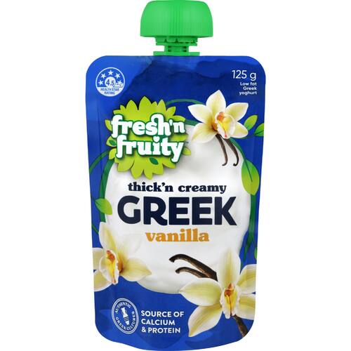 Fresh N Fruity Greek Yoghurt Vanilla