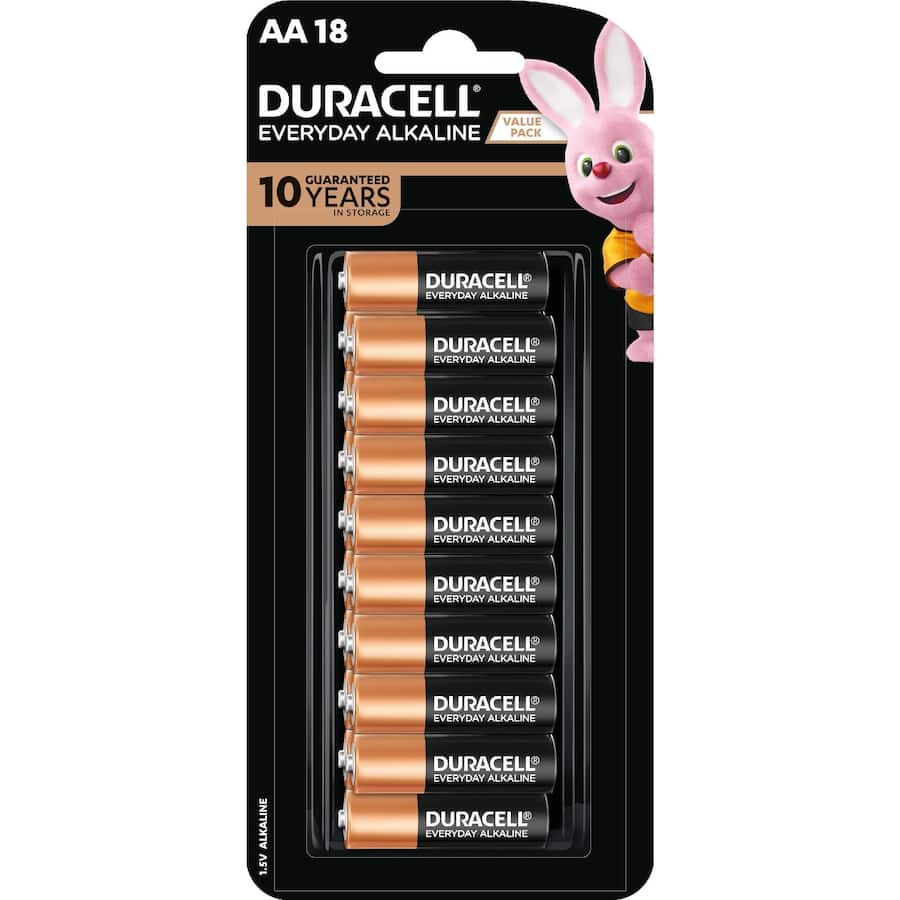 Duracell Everyday Batteries Alkaline Aa