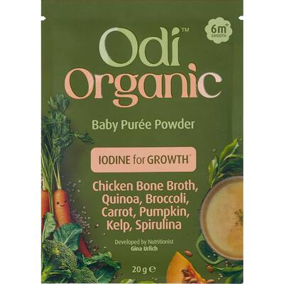 odi organic baby food puree powder broccoli