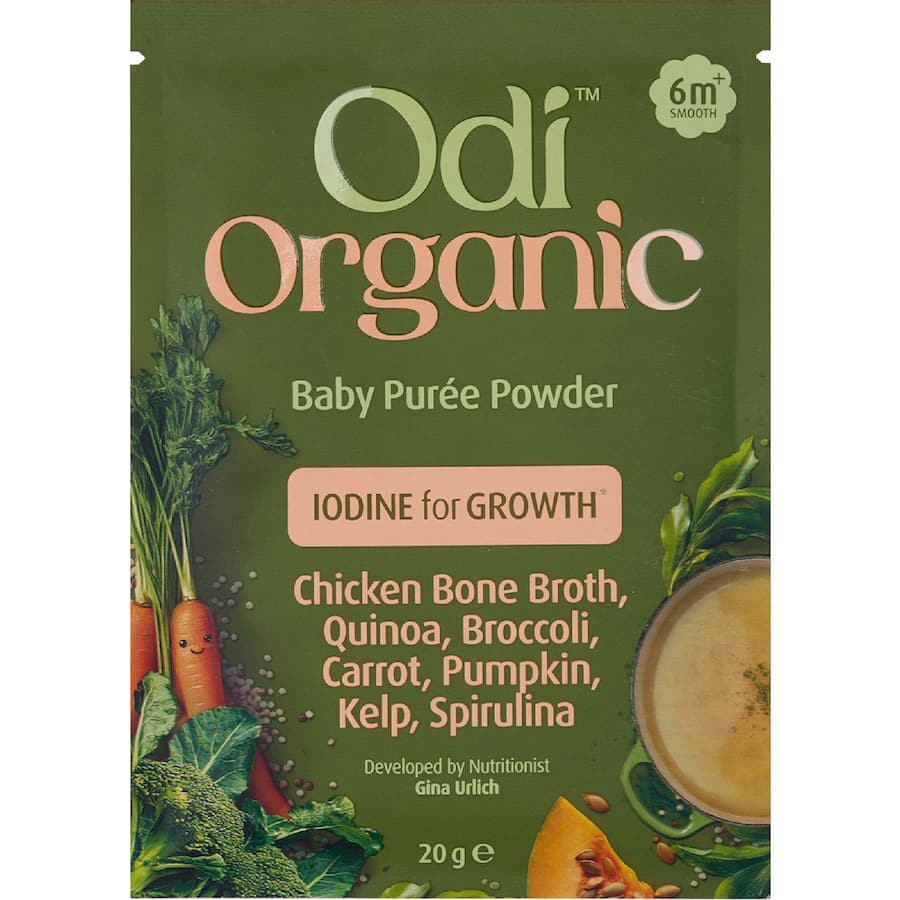 Odi Organic Baby Food Puree Powder Broccoli