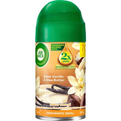 air wick air freshener refill sweet vanilla & shea butter