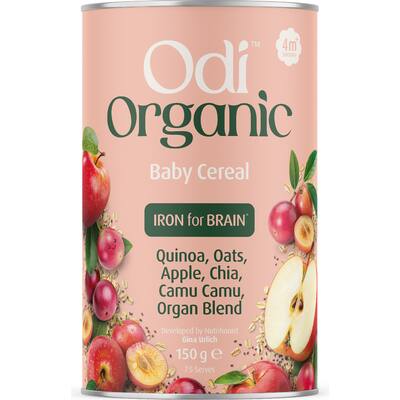 odi organic baby food cereal