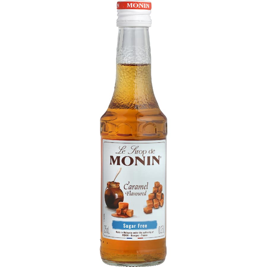 Monin Coffee Syrup Low Sugar Caramel