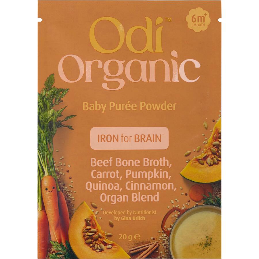 Odi Organic Baby Food Puree Powder Carrot