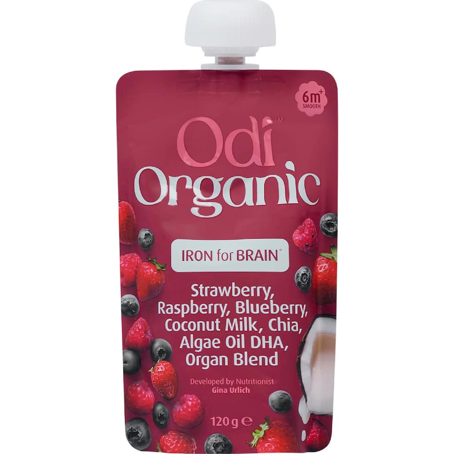 Odi Baby Food Puree Berry