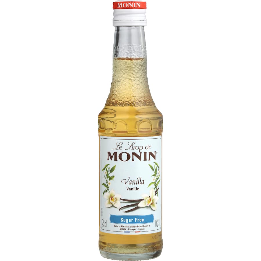 Monin Coffee Syrup Low Sugar Vanilla