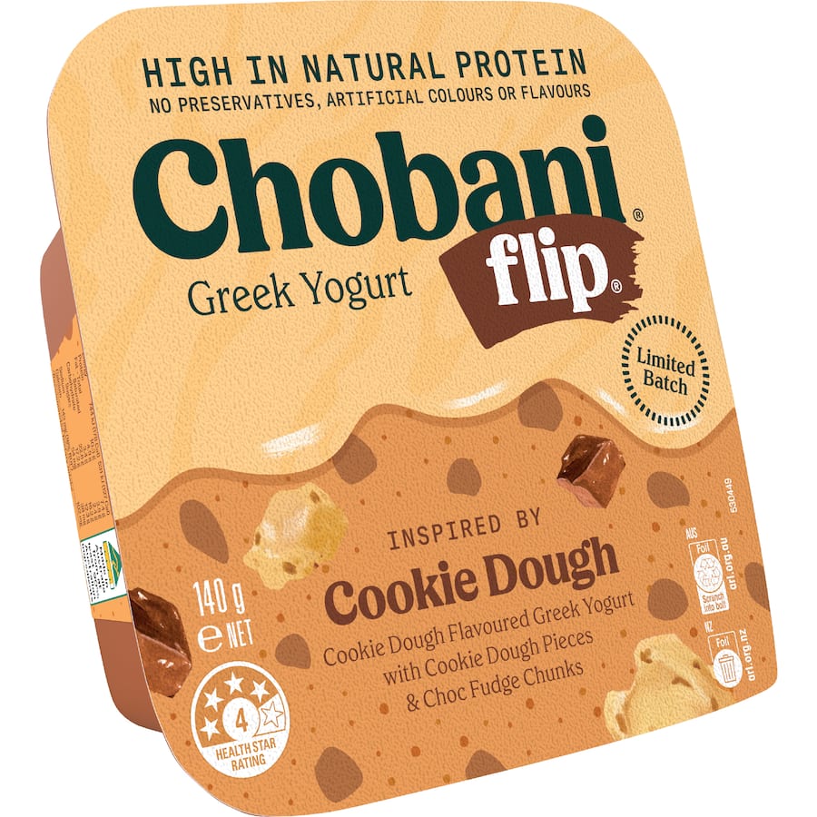 Chobani Flip Greek Yoghurt Cookie Dough