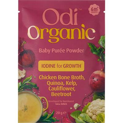 odi organic baby food puree powder beetroot