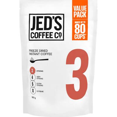jed's no. 3 instant coffee freeze dried refill