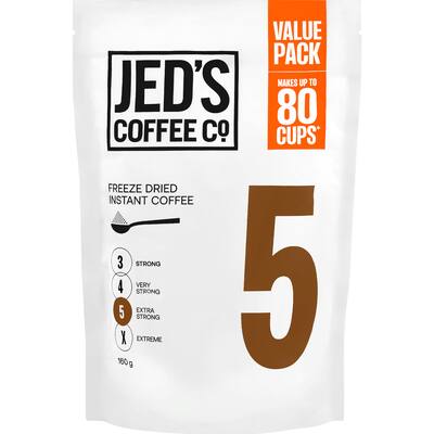 jed's no. 5 instant coffee freeze dried refill