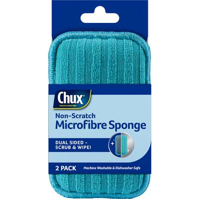 chux sponge non-scratch microfibre