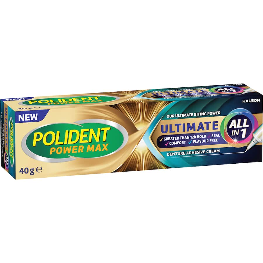Polident Denture Adhesive Cream Ultimate All In One