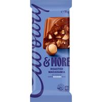 cadbury & more chocolate block macadamia roasted