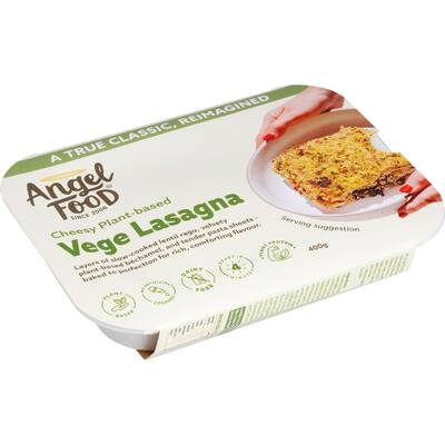 angel food lasagne plant based cheesy