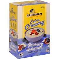 Harraways Extra Creamy Oat Sachets Blueberry Buttermilk