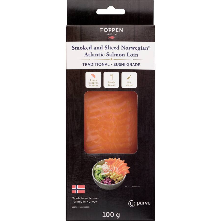Foppen Salmon Loin Cold Smoked Traditional