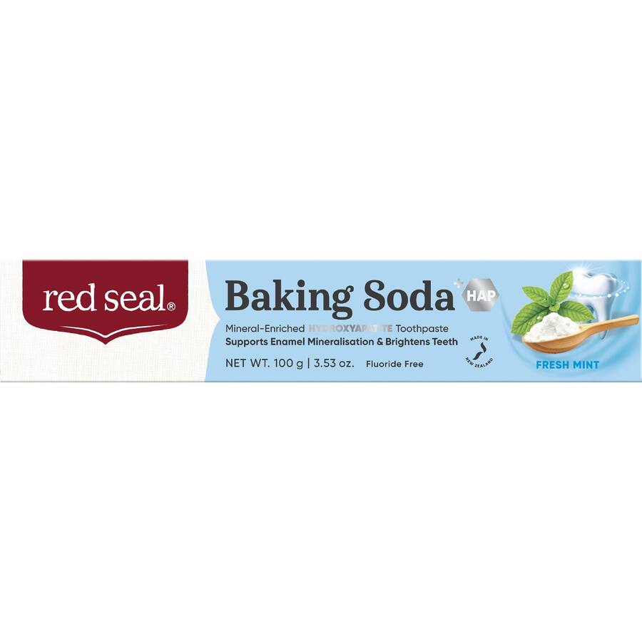 Red Seal Toothpaste Baking Soda +Hap Fresh Mint