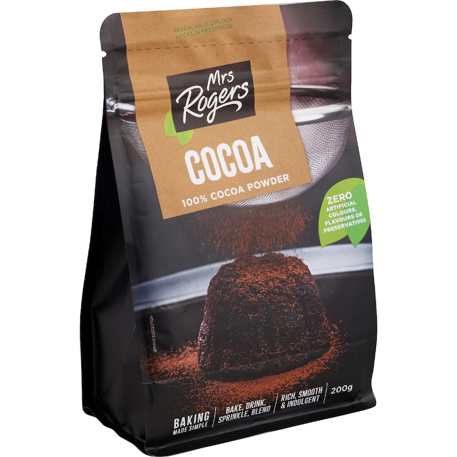 Mrs Rogers Bake Powder Naturals Cocoa