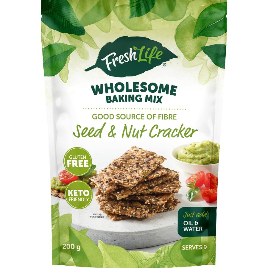 Freshlife Bake Mixes Seed & Nut Cracker