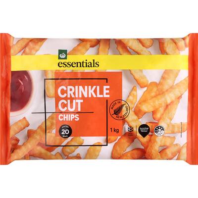 essentials chips crinkle cut