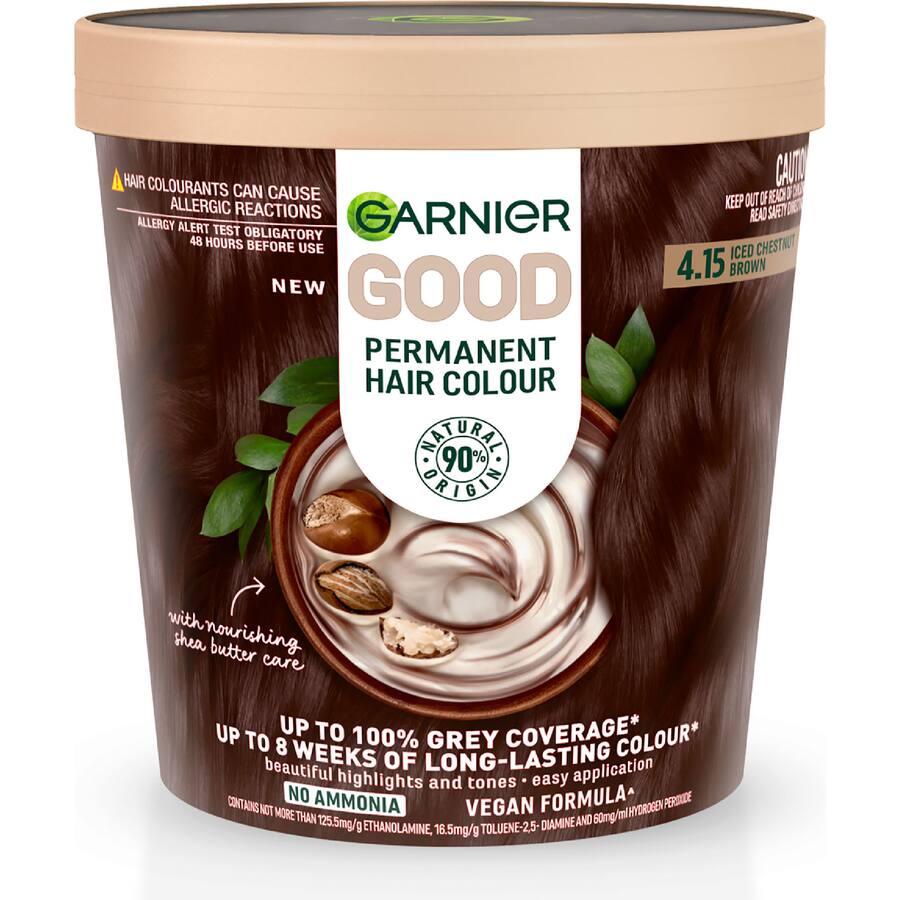 Garnier Good Permanent Hair Colour 4.15 Iced Chestnut Brown