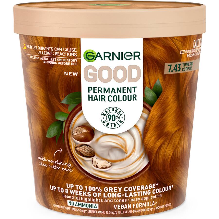 Garnier Good Permanent Hair Colour 7.43 Tumeric Copper
