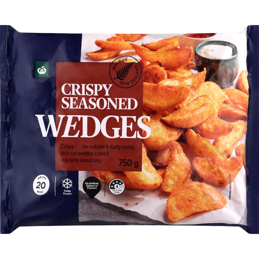 Woolworths Wedges Crispy Seasoned