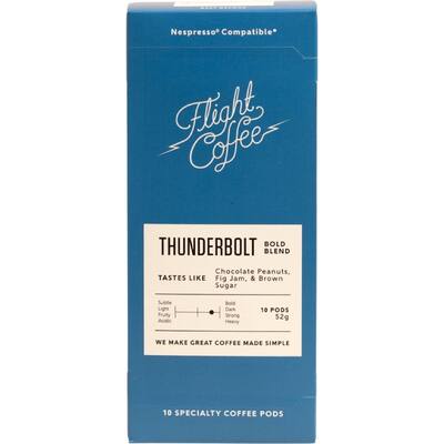 flight coffee coffee pods thunderbolt