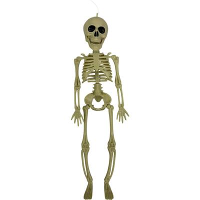 halloween hanging skeleton small orange