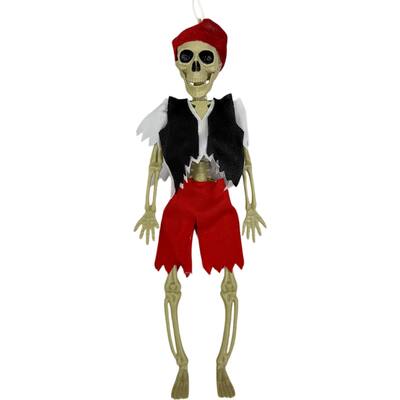 halloween dress up hanging skeleton pirate