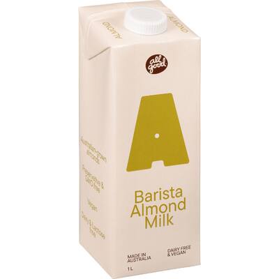 all good barista almond milk 