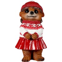 mirabella decoration ruby the meerkat snowflake