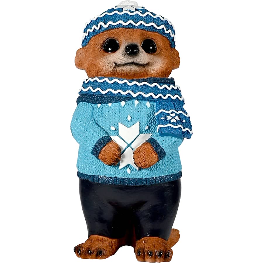 Mirabella Decoration Ollie The Meerkat Snow Buddy