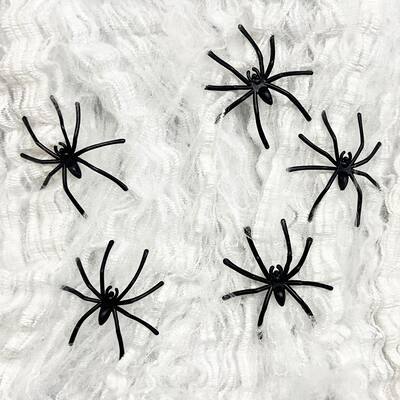 halloween spider webs white