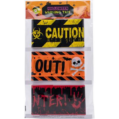 halloween warning tape 