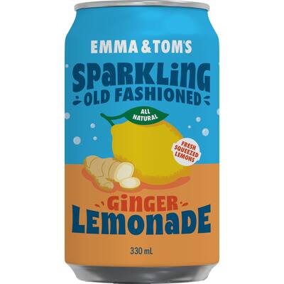 emma & tom's ginger lemonade sparkling old fashioned