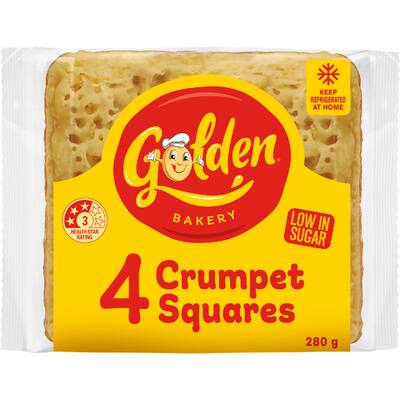 golden crumpets squares