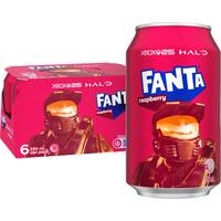 Fanta Raspberry Soft Drink Cans