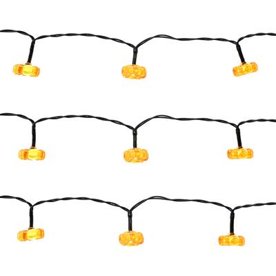halloween 18 led lights pumpkin