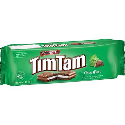 arnott's tim tam biscuits chocolate mint